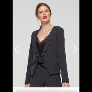 Azulu for‎ Anthropologie scalloped blazer NWT